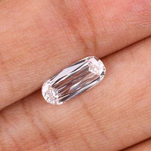 เพชรทรงคริสคัทสี E/F ขนาด 1.00-5.00 กะรัต เพชรเพาะเลี้ยงในห้องปฏิบัติการ รับรองโดย IGI เพชรทรงยาวแบบสเต็ปคัท สำหรับแหวน เพชร CVD - Product Image 2