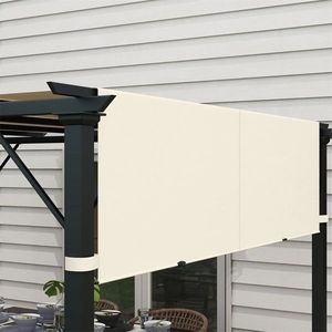 Telo di Ricambio per Gazebo 3x3m, Design Moderno Bianco Crema, Protezione UV, Copertura Ombreggiante per Pergola da Esterno/Cortile - Product Image 5