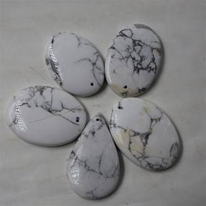 Piedra preciosa natural de cabujón de howlita de la mejor calidad seleccionada para la fabricación perfecta de joyas, cabinas pulidas a mano, piedra natal - Product Image 3