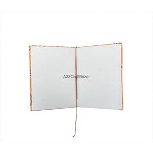 A2ZCraftBazar - Diario/Bloc de Notas de Papel Hecho a Mano con Cubierta de Tela Estampada Creativa de Alta Calidad - Para Regalos y Bodas, Hecho en Rajasthan - Product Image 3