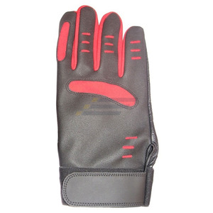 Gants de frappeur de baseball en cuir personnalisés avec marque sur mesure, fermeture auto-agrippante pour gaucher, respirants, taille XXL, imperméables et coupe-vent - Product Image 5
