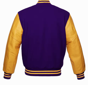 Chaqueta Universitaria Personalizada de Alta Calidad para Hombre, Último Diseño, Cuerpo de Lana, Mangas de Cuero, Chaqueta de Béisbol al por Mayor, Chaqueta Universitaria con Letras, Nueva - Product Image 6