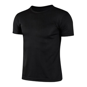 Camiseta Deportiva Larga para Hombre, Corte Holgado, Algodón/Fibra de Bambú, 260g, Tejido Teñido en Hilo, Diseño Liso con Estampado - Product Image 3