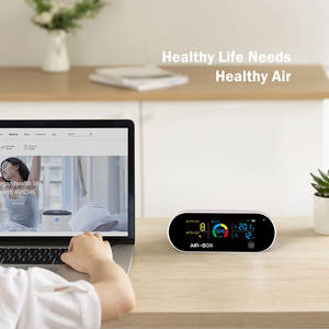 आराम और Quality-PM2.5 pm1.0 hcho के लिए इलेक्ट्रिक पोर्टेबल एयर क्वालिटी मॉनिटर प्यूरीफायर घरेलू तापमान और आर्द्रता h2 - Product Image 6