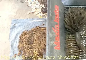 Trituradora de racimos de frutas vacíos más vendida, trituradora de doble eje semiautomática, máquina trituradora de materiales orgánicos - Product Image 3