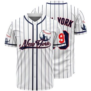 Camiseta de Béisbol Personalizada para Equipo, Transpirable, de Poliéster, con Sublimación, Uniforme Deportivo para Entrenamiento y Partidos - Product Image 1