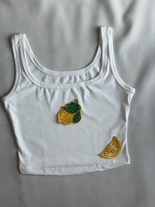 Haut en coton côtelé léger de qualité supérieure à imprimé numérique de la boutique indienne, idéal pour les jeunes filles au bureau, avec manches courtes, longueur courte, en promotion ! - Product Image 3