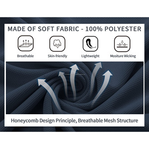 Chemises polo pour hommes à rayures, de qualité supérieure, respirantes, décontractées, de luxe, avec logo personnalisé, taille plus - Product Image 5