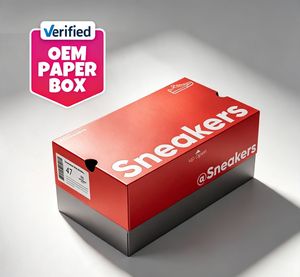 Cajas de Zapatos de Marca con Impresión Premium, Cajas de Empaque Personalizadas para Zapatos, Cajas de Cartón Resistentes para Zapatos - Product Image 1