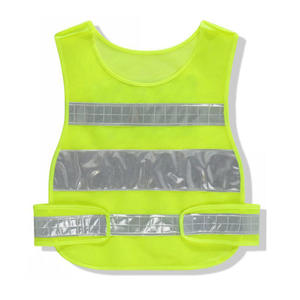 Chaleco de Seguridad Reflectante de Alta Visibilidad Unisex, Naranja, Poliéster, Ropa de Trabajo - Product Image 2
