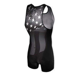 Combinaison de lutte pour homme de qualité supérieure, coupe ajustée, sans manches, sublimée, pour la musculation et le powerlifting - Product Image 2