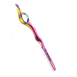 Peigne de coiffure professionnel pour la coupe et la texturisation des cheveux, avec lames remplaçables en acier inoxydable, pour salon, barbier et usage domestique - Product Image 3