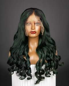 Peluca de cabello humano de alta calidad de 8 pulgadas a 32 pulgadas, peluca Frontal de encaje transparente, densidad 180% para mujeres negras - Product Image 1