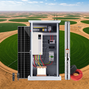 Pompe solaire submersible hybride VEICHI IP54 50 Ha, machine de pompage d'eau solaire, équipement agricole, système d'irrigation - Product Image 1