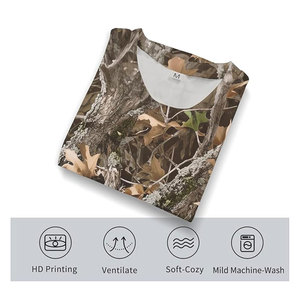 T-shirt de chasse d'hiver respirant en nylon et polyester, confortable, nouvelle arrivée - Product Image 4