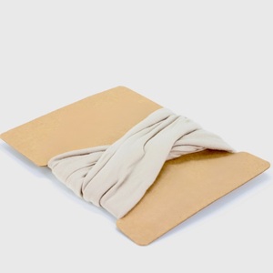 Cosmetic Spa <b>Headband</b> in Plain Bamboo Spandex <b>Elastic</b> Fabric for Beauty and Wellness - Product Image 2