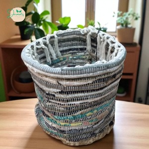 Macetas de algodón de ganchillo de color personalizado, estilo moderno para interiores, maceteros de algodón de ganchillo hechos a mano - Product Image 6