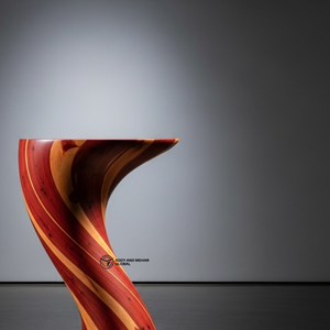 เก้าอี้ไม้ตกแต่งสไตล์โมเดิร์นระดับพรีเมียม – โต๊ะข้างทรงประติมากรรมสุดพิเศษสำหรับตกแต่งบ้านและโรงแรม - Product Image 3