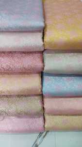 Tela de Seda/Algodón Brocada Floral Ligera de Lujo para Prendas Étnicas, Saris, Lehengas, Blusas, Tapicería y Manualidades - Product Image 4