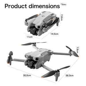 GT50 <b>Drones</b> <b>4K</b> UHD Dual <b>Cameras</b> Wifi FPV Optical Flow Brushless Folding Quadcopter RC <b>Drone</b> With Remote Control - Product Image 3