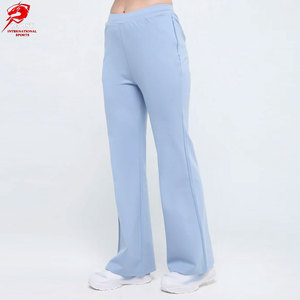 Pantalon de survêtement évasé décontracté pour femme, idéal pour le yoga et les tenues décontractées modernes - Product Image 1