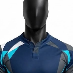 Camiseta de Rugby Sublimada con Nombre y Número Personalizados, Ropa Deportiva Transpirable, Fabricante OEM/ODM para Entrenamientos, Juegos y Partidos de Equipos - Product Image 5