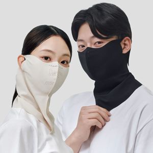 MACCI หน้ากากปิดหน้าและคอแบบยูนิเซ็กส์ 2 ชั้น 120 กรัม โพลีเอสเตอร์/ผ้าฝ้าย พิมพ์ลายด้วยความร้อน สำหรับทุกฤดูกาล สีดำ สีขาว สีเบจ - Product Image 1