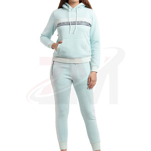 Conjunto Deportivo Informal de Cuello Redondo, Sudadera y Pantalones Deportivos Cómodos para Uso Diario, Conjuntos Deportivos para Mujer - Product Image 5