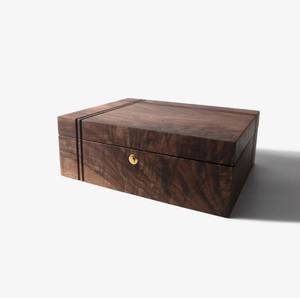 Luxury Classic Design Wooden Jewelry Box Premium Handcrafted Gift Case for Jewelry Wholesale Custom Sustainable <b>Storage</b> Box - Product Image 2