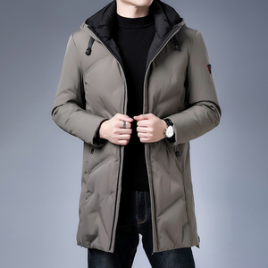 New Winter Trendy Brand Men's Coats Thickened <b>Down</b> Men's Jackets Printed Stand Collar Loose Men's <b>Down</b> Jackets - Product Image 1