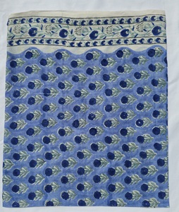 Paréo Sarong en Coton Bohème Imprimé à la Main, Cache-maillot de Bain Léger pour Femme, Idéal pour l'Été - Product Image 1