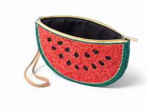 Pochette à perles faite main motif pastèque classique, trousse de maquillage, mini sac à main tendance pour femme, cadeau de fête - Product Image 4