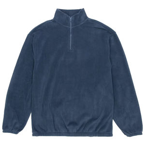 Sweat à capuche personnalisé OEM brodé, demi-zippé, style streetwear, coupe oversize, col ras du cou, épais et confortable pour l'hiver - Product Image 5