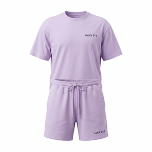 Ensemble deux pièces tendance pour homme : T-shirt imprimé à manches courtes et short, personnalisable avec logo, vente en gros - Product Image 4