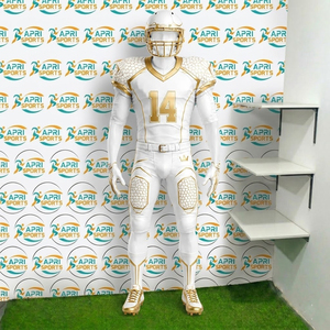 Ensemble de maillots de football américain confortables en sublimation, en stock, uniforme de football américain de haute qualité à vendre au meilleur prix - Product Image 6