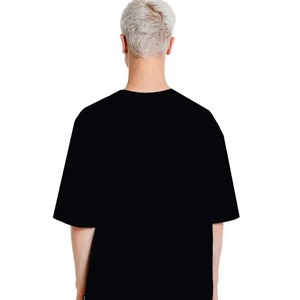 Camiseta Negra Orgánica Heirloom para Hombre - Jersey de Peso Medio, 100% Algodón Orgánico en Color Marrón Heirloom Sin Teñir, Servicio OEM, Diseño ODM - Product Image 5