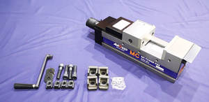 Tornillo de Banco de potencia manual de fundición de una pieza MVRE anti-Elevación para mecanizado CNC - Product Image 3