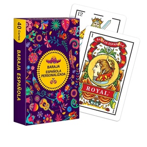 Naipes Españoles Personalizados - Papel de 310 g/m², 40/50 Cartas por Baraja, Uso Familiar, Acabado Liso, Caja Individual - Product Image 1