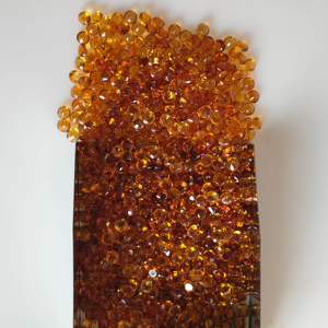 ซิทรินสีทองธรรมชาติ 3.0 มม. ทรงกลมเจียระไนแบบบริลเลียนท์ คุณภาพดีที่สุด พลอยเม็ดเดี่ยวสำหรับทำเครื่องประดับ - Product Image 2