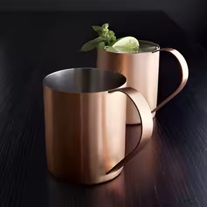Taza Moderna de Cobre con Asa Elegante, Taza Reutilizable para Café, Té, Cócteles, Jugos, para el Hogar, Cafetería, Restaurante - Product Image 4
