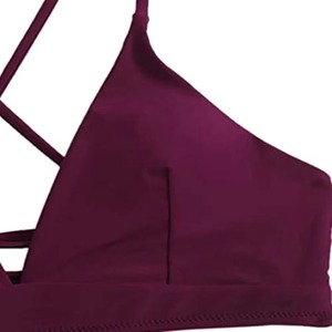 Conjunto de Bikini de Dos Piezas a Cuadros de Spandex/Nylon para Mujer, Transpirable, de Secado Rápido, Fabricante Mayorista OEM - Product Image 6