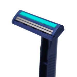 มีดโกนหนวดแบบคู่ใบมีดโกนสีส้มกระเป๋าแขวนได้ทำจากสเตนเลสชุบโครเมียมแบบปรับได้สินค้าใช้แล้วทิ้ง - Product Image 3