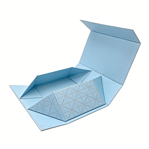 Boîte cadeau magnétique personnalisée de luxe, finition mate, gaufrage offset, emballage rigide pliable recyclable pour l'image de marque haut de gamme et la vente au détail - Product Image 1