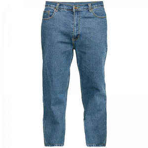 Pantalones Vaqueros de Última Moda, Clásicos para Hombre, Corte Slim Recto, Tallas Grandes, Casuales - Product Image 5