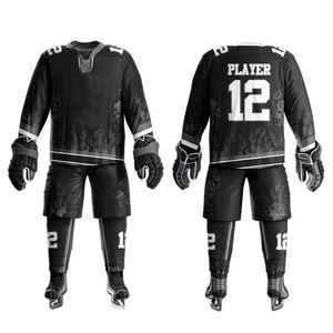 Nouvelle tenue de hockey sur glace au design tendance, personnalisée et professionnelle, légère, à manches longues - Product Image 1