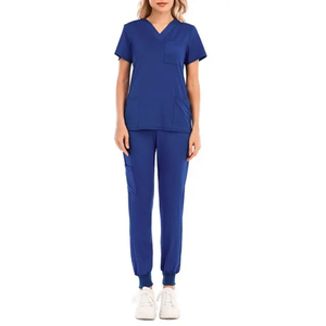 Ensemble de Blouses d'Infirmière Noires Tendance pour Femmes, Tenues Médicales Unisexe de Haute Qualité – Offre Spéciale - Product Image 5