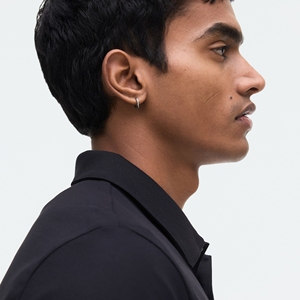 Chemises pour hommes, design tendance, logo personnalisé brodé, tissu tricoté polyester/coton, style golf, respirant, séchage rapide, manches longues - Product Image 5