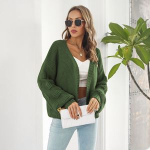 Cardigan en tricot oversize pour femme, chaud, doux et texturé, ouvert sur le devant, décontracté, mode hiver, coupe ample, vêtement d'extérieur - Product Image 5