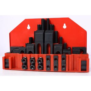 58-Piece T Slot <b>Clamping</b> Kit Mill Machinist Set with 5/8 <b>Table</b> Slot 1/2 13 Stud Size for Vise - Product Image 2