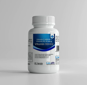 Comprimés de Vitamine D 400 UI et Vitamine K2 55 µg – Supplément Nutritionnel de Haute Qualité pour la Santé - Product Image 4
